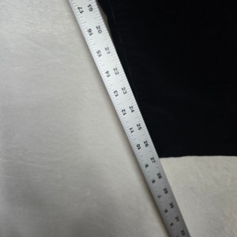 J. Jill Corduroy Pants Straight Leg Womens 14 Petite Black 0725 - Picture 7 of 10